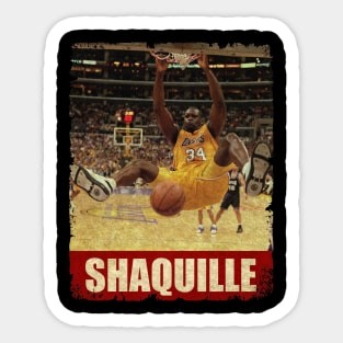 Shaquille O'neal - NEW RETRO STYLE Sticker